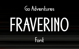 Fraverino Font | Modern Travel Sans Typeface