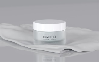 3 sets of Cosmetic Jar Mockup