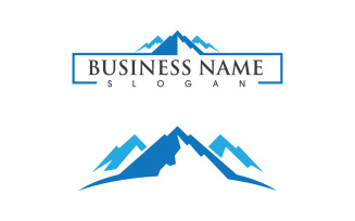 Mountain Hill icon Logo illustration design Template v.14