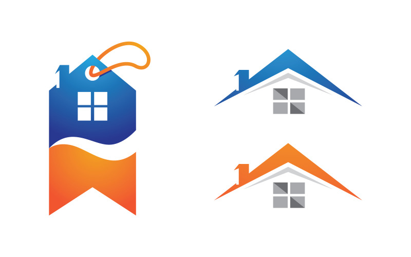 House Property concept icon logo template v.52 Logo Template