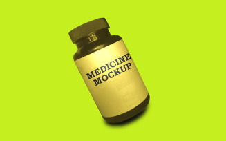 Medicine Mockup PSD Template Design 10