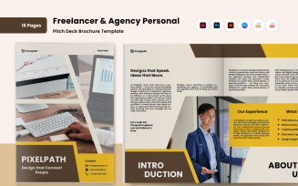 Creative Pitch Deck Brochure for Freelancers