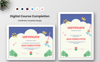 Digital Course Certificate Design