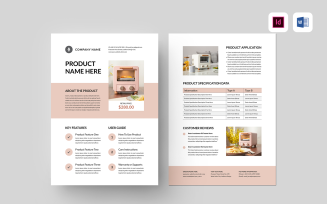 Product Sales Sheet Template