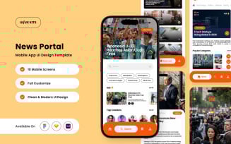 StreaMline - News Portal App Design Template