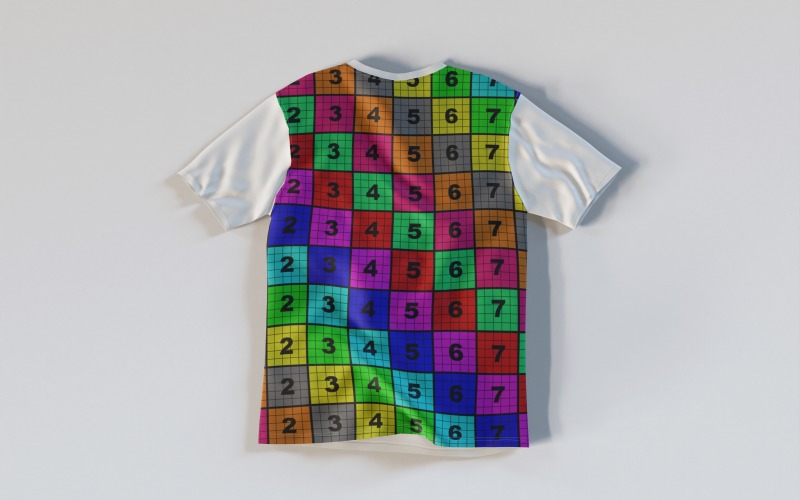 T-Shirt Back Mockup Template Product Mockup