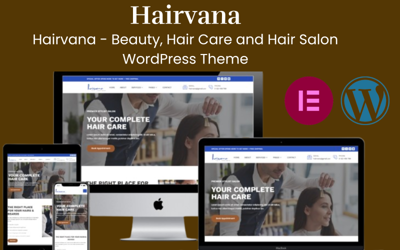 Hairvana - Beauty, Hair Care and Hair Salon WordPress Theme