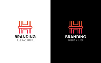 Letter H company logo-907