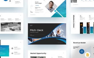 Pitch Deck Google Slide Template Design Layout
