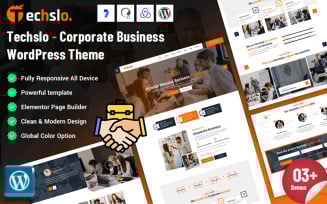 Techslo - Corporate Business WordPress Theme