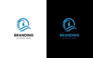 Wave bird logo template-918