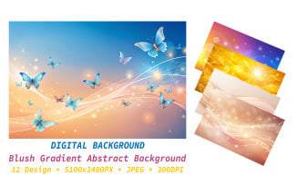 Blush Gradient Abstract Background