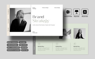 Brand Strategy Presentation Template (.ppx, .key, .eps)