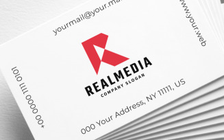 Real Media Letter R Logo Temp