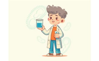 Young Scientist Conducting Experiment