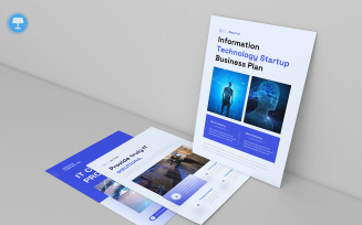 A4 Vertical IT Keynote Business Presentation