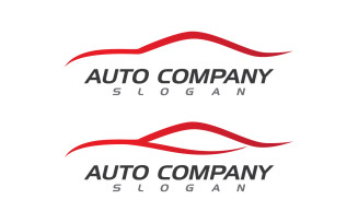 Auto car icon design Logo vector illustration design template v.2