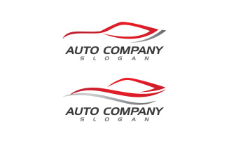 Auto car icon design Logo vector illustration design template v.6