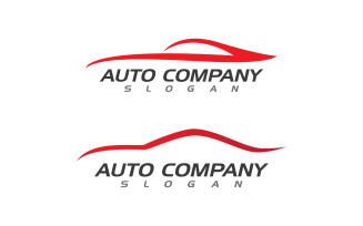 Auto car icon design Logo vector illustration design template v.7