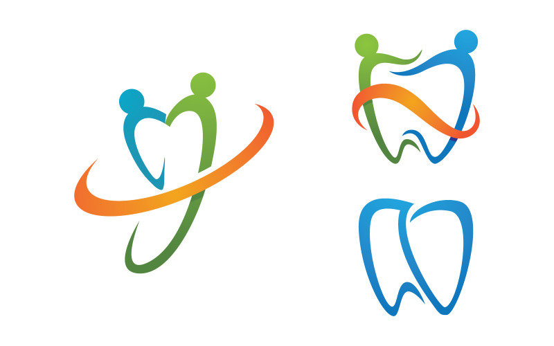 Dental Medical Care Logo icon vector design template vv.79 Logo Template
