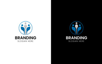 Human nonprofit charity logo-926