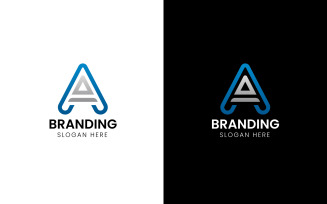 Letter A iconic company logo-928