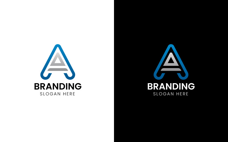 Letter A iconic company logo-928 Logo Template