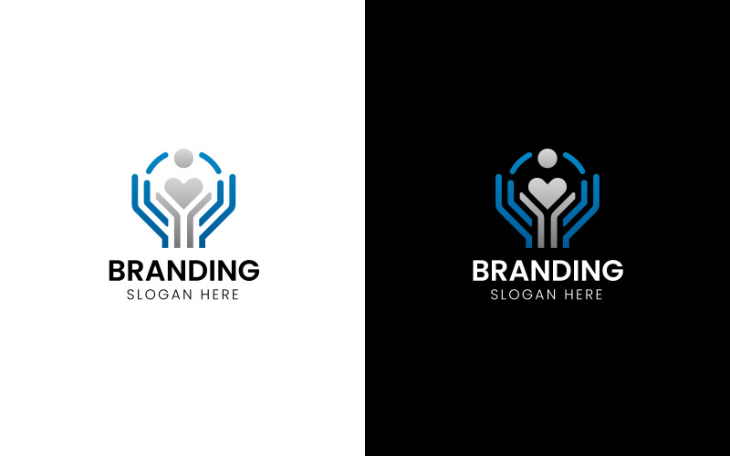 Love or heart charity logo-925 Logo Template