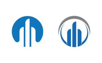 Business growth Finance concept logo illustration design v.53