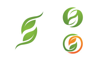 Nature ecology vegan concept Logo illustration v.1