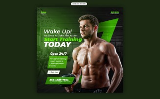 Workout Boost Social Media Template