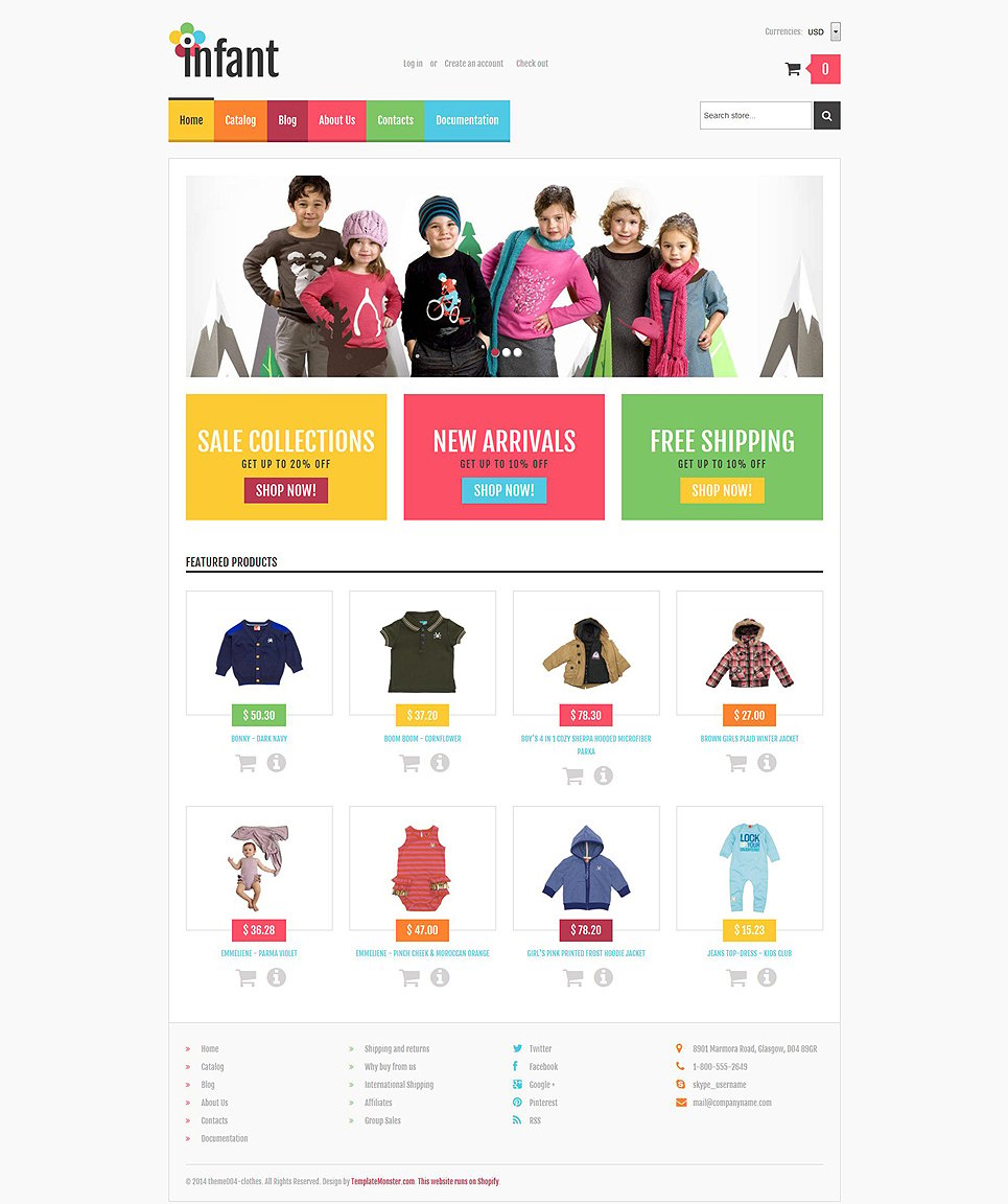 Baby Store Responsive Shopify Theme New Screenshots BIG