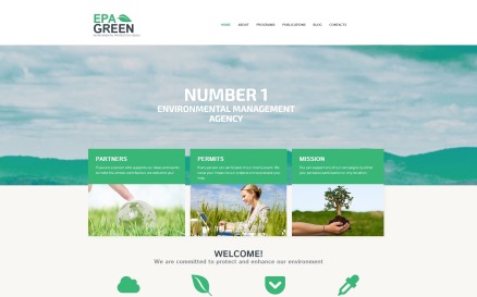 Environmental Responsive WordPress Theme