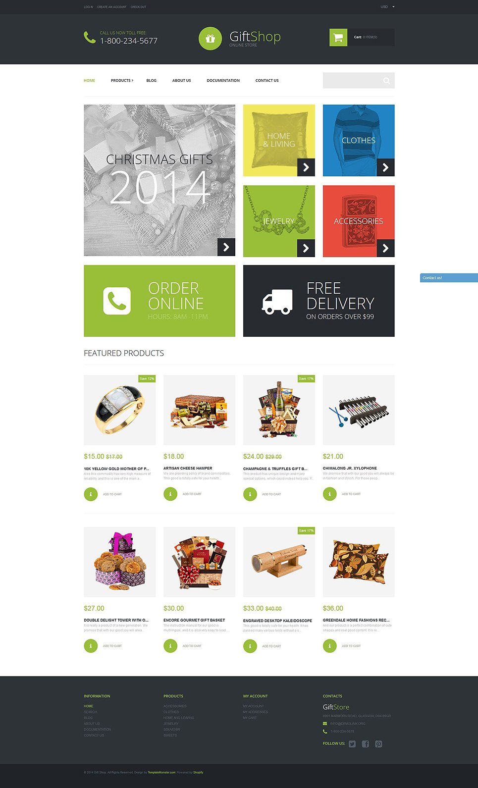 Gift Shop Shopify Theme New Screenshots BIG