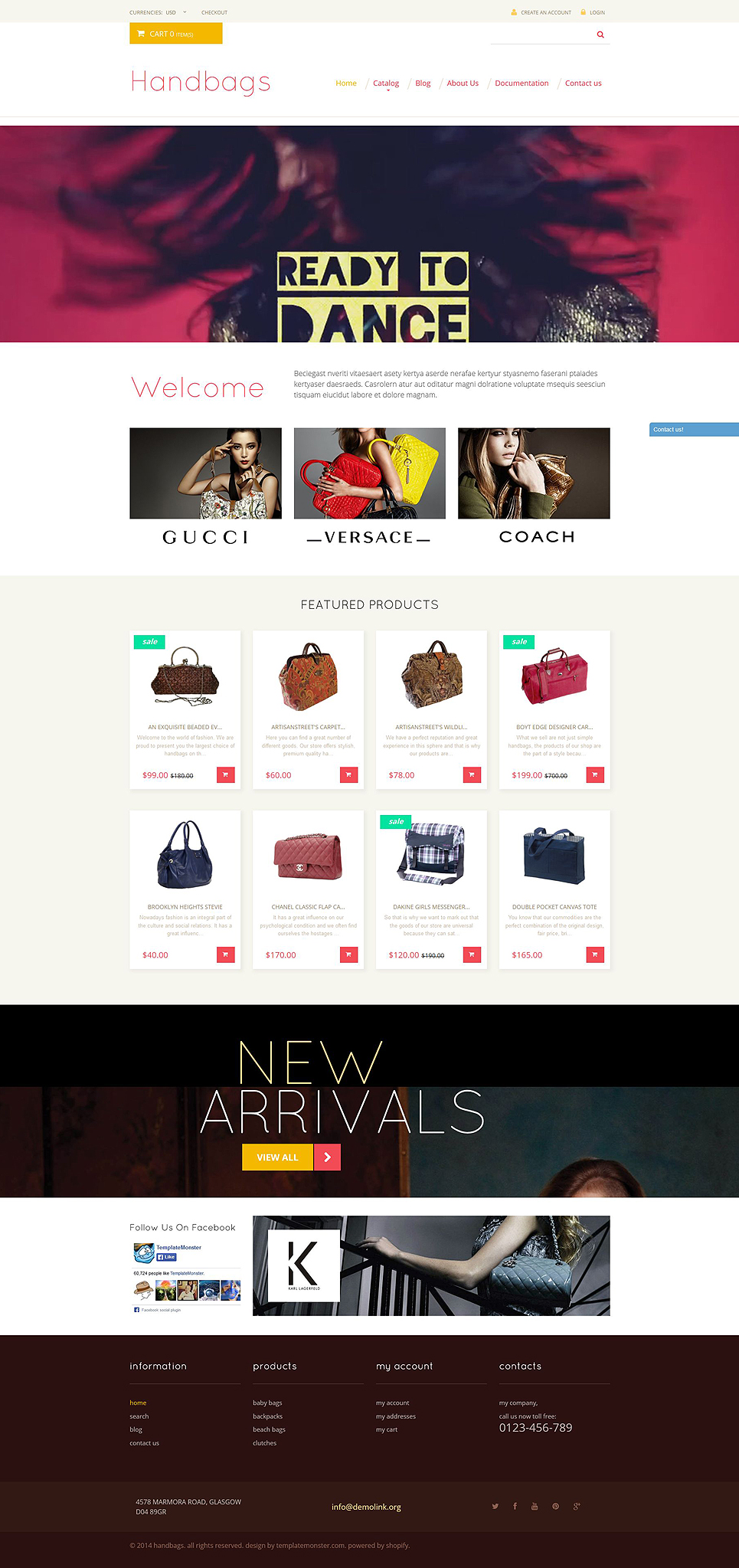 Handbag Responsive Shopify Theme New Screenshots BIG