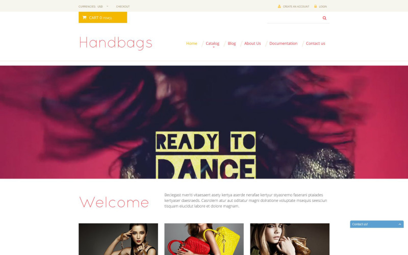 Handbag Responsive Shopify Theme