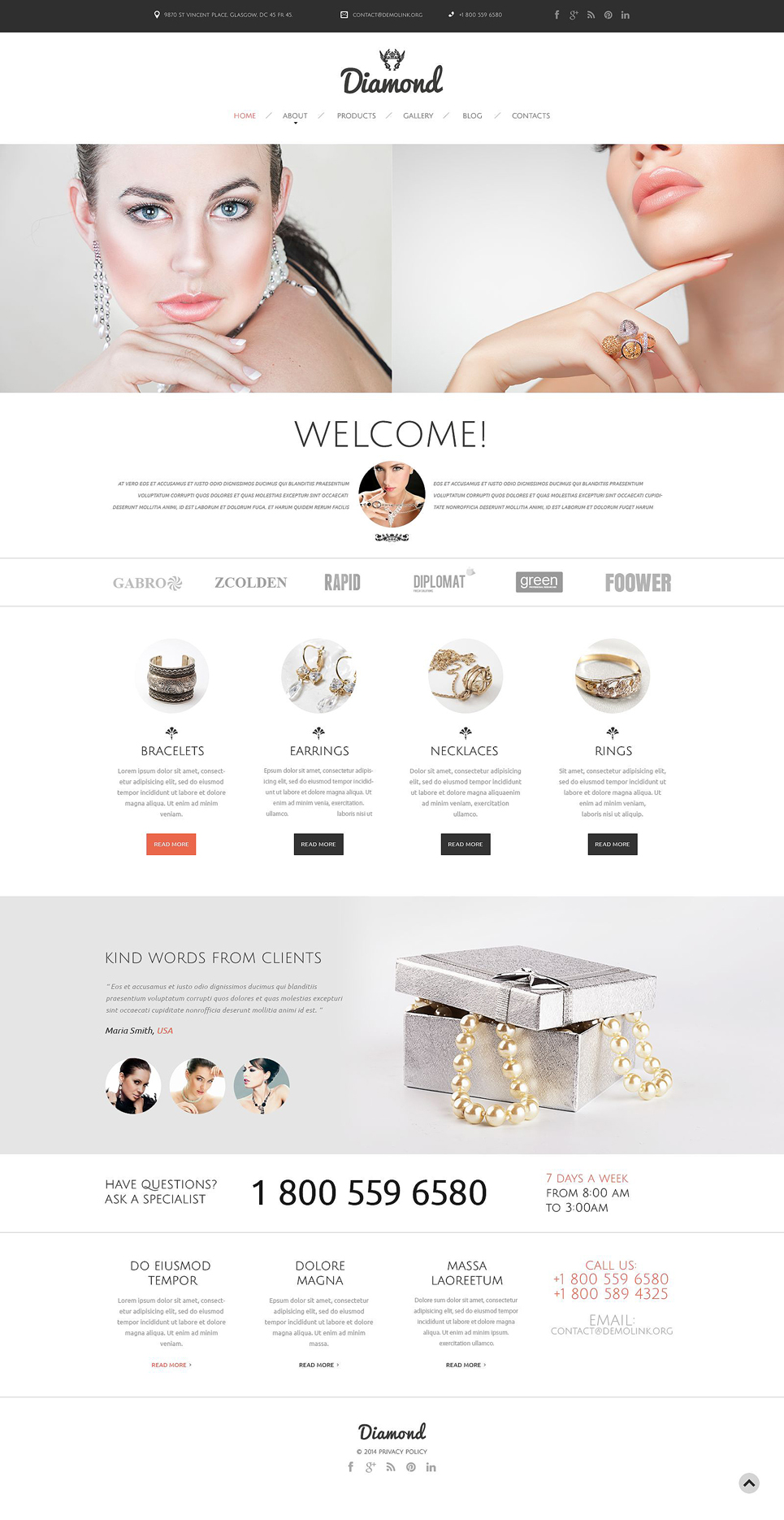 Jewelry Responsive Website Template New Screenshots BIG