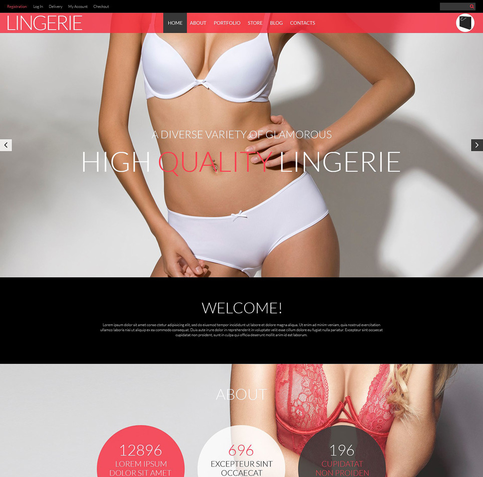 Lingerie Shop Responsive WooCommerce Theme Big Screenshot Lingerie Shop WooCommerce Theme New Screenshots BIG