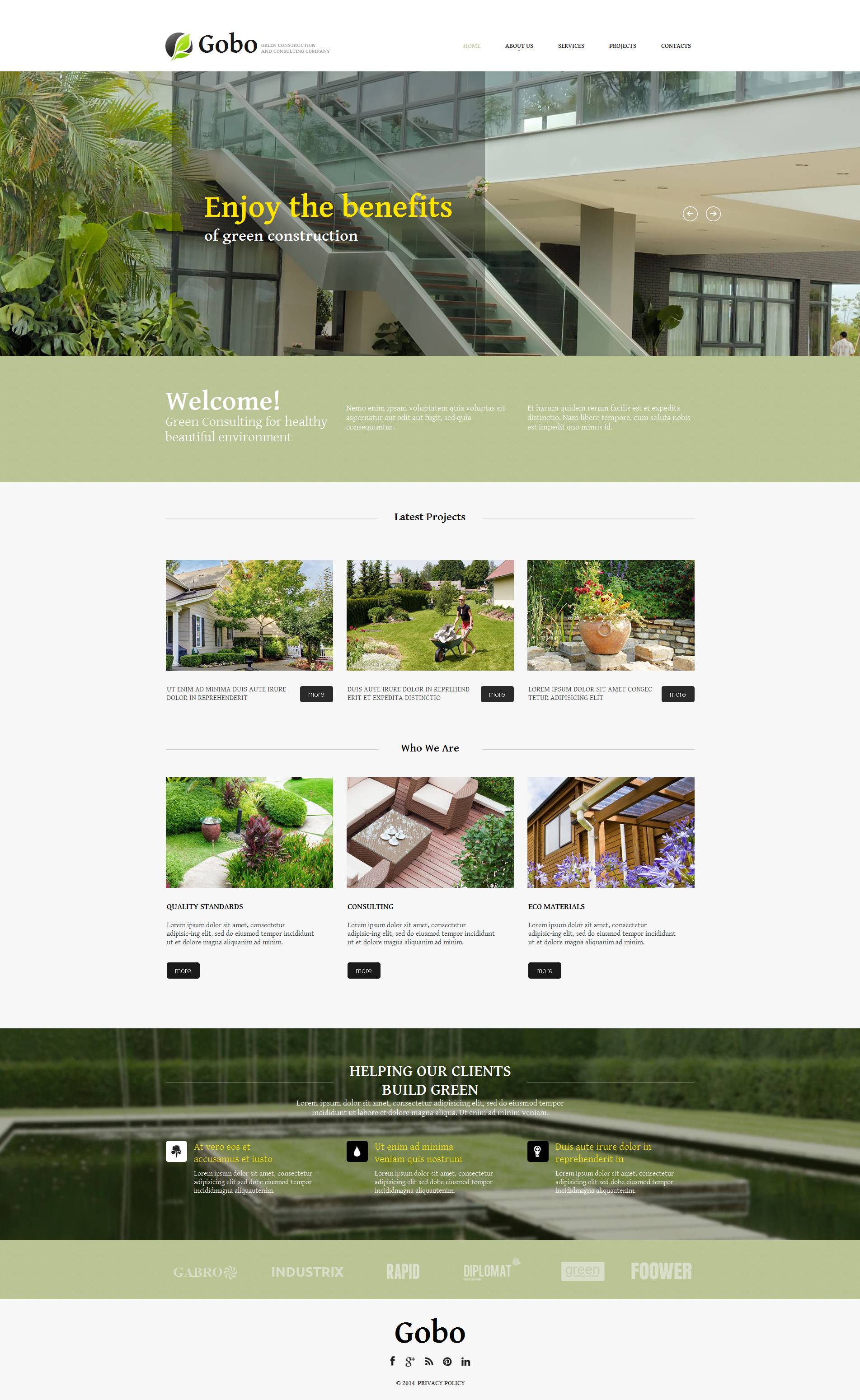 Moto CMS HTML Vorlage für Landschaftsgestaltung #52219