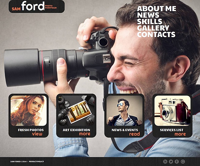 Photographer Portfolio Photo Gallery Template New Screenshots BIG