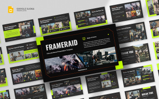 Frameraid - Video, Film, & Movie Google Slides Template