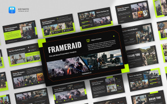 Frameraid - Video, Film, & Movie Keynote Template