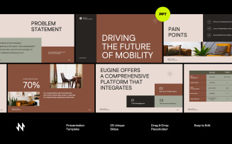 Eugene Fintech Pitch Deck PowerPoint