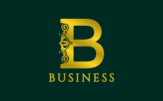 B Letter Initials Creative Logo Template