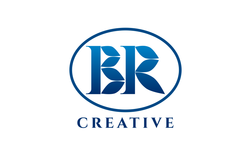 BR Letter Creative Design Logo Template