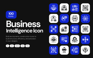 Business Intelligence Icon Set