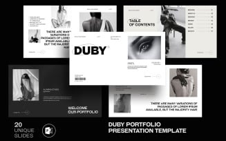 Duby Portfolio Presentation Template