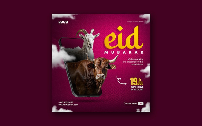 Eid al-Adha Celebration Social Media Post