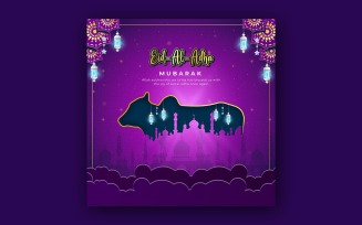 Eid al-Adha Festive Social Media Graphics Template