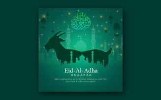 Eid al-Adha Sale Promotion Social Media Template